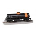 Track Cleaning Tank Car - Ready to Run - Silver Series(R) -- Santa Fe 100271 (black, orange,, HO, Bachmann Industries 16308