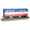 Track Cleaning 40′ Boxcar w/Removable Dry Pad - Ready-to-Run -- New Haven 45062 (red, white,, HO, Bachmann Industries 16320