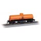 Track Cleaning Tank Car - Ready-to-Run - Silver Series(R) -- Shell 1782 (yellow-orange, blac, HO, Bachmann Industries 16306