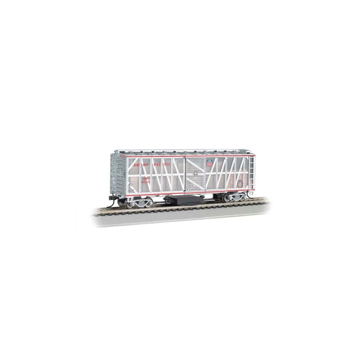 Track Cleaning 40′ Boxcar w/Removable Dry Pad - Ready-to-Run -- Union Pacific (Damage Contro, HO, Bachmann Industries 16316