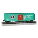 Track Cleaning 50′ Plug-Door Boxcar - Ready to Run -- Great Northern 36871 (Jade Green, red, , N, Bachmann Industries 16373