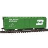 40′ Plug-Door Track Cleaning Boxcar - Ready to Run -- Burlington Northern (Cascade Green, white, HO, WalthersTrainline 1753