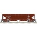 70-Ton Hart Ballast Car 3-Pack - Ready to Run - Master(R) -- Denver & Rio Grande Wes, HO, Atlas Model Railroad Co. 20006812