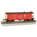 Steel Bay-Window Caboose - Ready to Run -- Delaware & Hudson 35720, HO, Bachmann Industries 73207