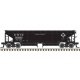 70-Ton Hart Ballast Car - Ready to Run - Master(R) -- Erie 39837 (black, white), HO, Atlas Model Railroad Co. 20006803