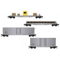 Maintenance-of-Way Vehicles pkg(4) -- Atchison, Topeka & Santa Fe, N, Micro Trains Line 98302281