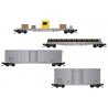 Maintenance-of-Way Vehicles pkg(4) -- Atchison, Topeka & Santa Fe, N, Micro Trains Line 98302281