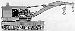 120-Ton Brownhoist Railroad Wrecking Crane - Kit -- Undecorated, HO, Tichy Train Group 4010