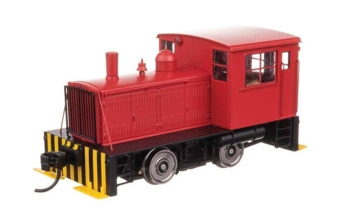 Plymouth ML-8 Industrial Switcher - Standard DC -- Red with Pilot Stripes, HO, WalthersMainline 10017