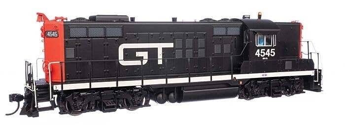 EMD GP9 with LokSound 5 Sound & DCC -- Grand Trunk Western 4545, HO, WalthersProto 42804