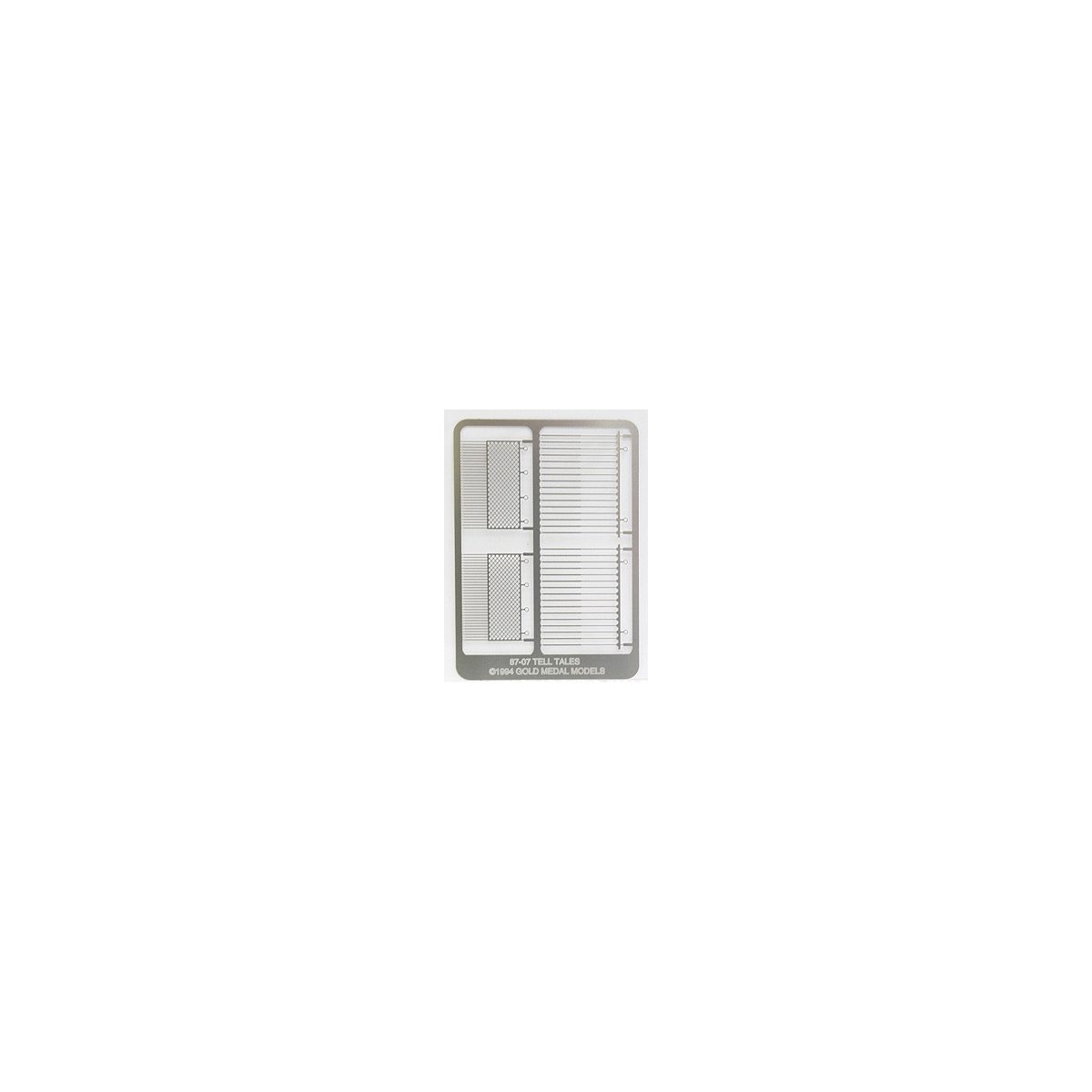 Railroad Telltales (Overhead Clearance Protection) -- 4 Sets, 2 Styles, HO, Gold Medal Models 8707