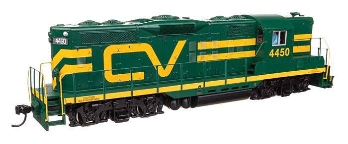 EMD GP9 Phase II with High Hood - ESU(R) Sound and DCC -- Central Vermont 4450, HO, WalthersMainline 20492