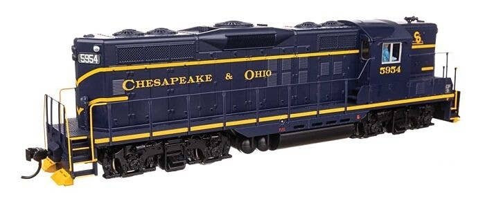 EMD GP9 Phase II with High Hood - ESU(R) Sound and DCC -- Chesapeake & Ohio 5954, HO, WalthersMainline 20494