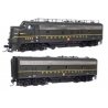 EMD FP7 & F7B Standard DC -- Pennsylvania Railroad EFP-15 9858A, EH-15 9858B (Brunswick Green, Key, HO, WalthersProto 49538