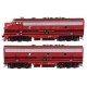 EMD F7 A-B Set - ESU Sound and DCC -- Lehigh Valley 568/569, HO, WalthersMainline 21407