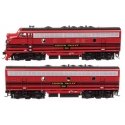 EMD F7 A-B Set - ESU Sound and DCC -- Lehigh Valley 568/569, HO, WalthersMainline 21407