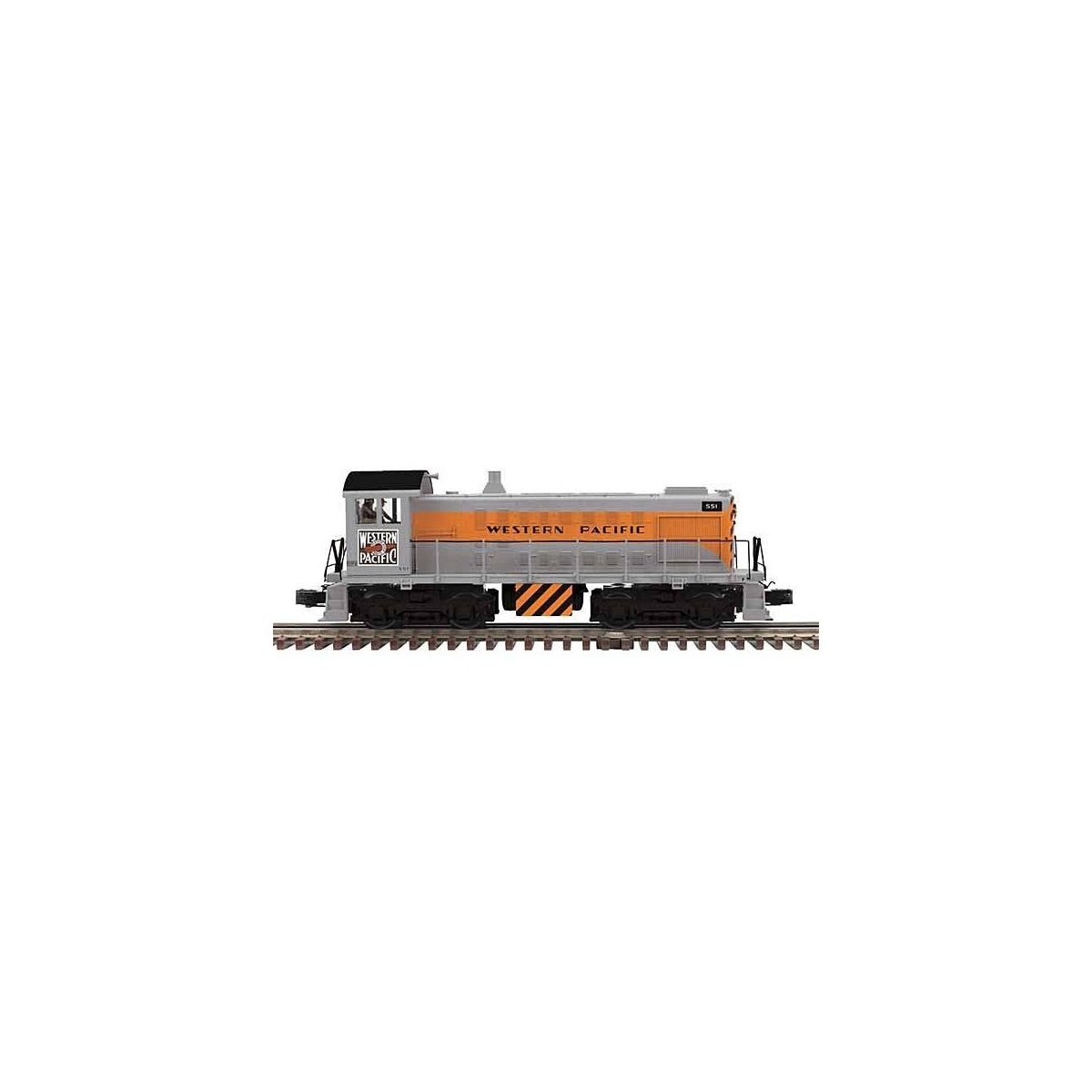 Alco S2 - 3-Rail - Proto-Sound 3.0 - Premier -- Western Pacific 553 (silver, orange, black), O, Atlas O 30138059