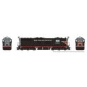 EMD SD7 High Nose - ESU LokSound and DCC -- Southern Pacific 5331 (Black Widow, black, silver,, HO, Rapido Trains Inc 50613