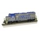 EMD GP40 - Sound and DCC - Sound Value -- CSX 6382 (Early Scheme, gray, blue), HO, Bachmann Industries 66307