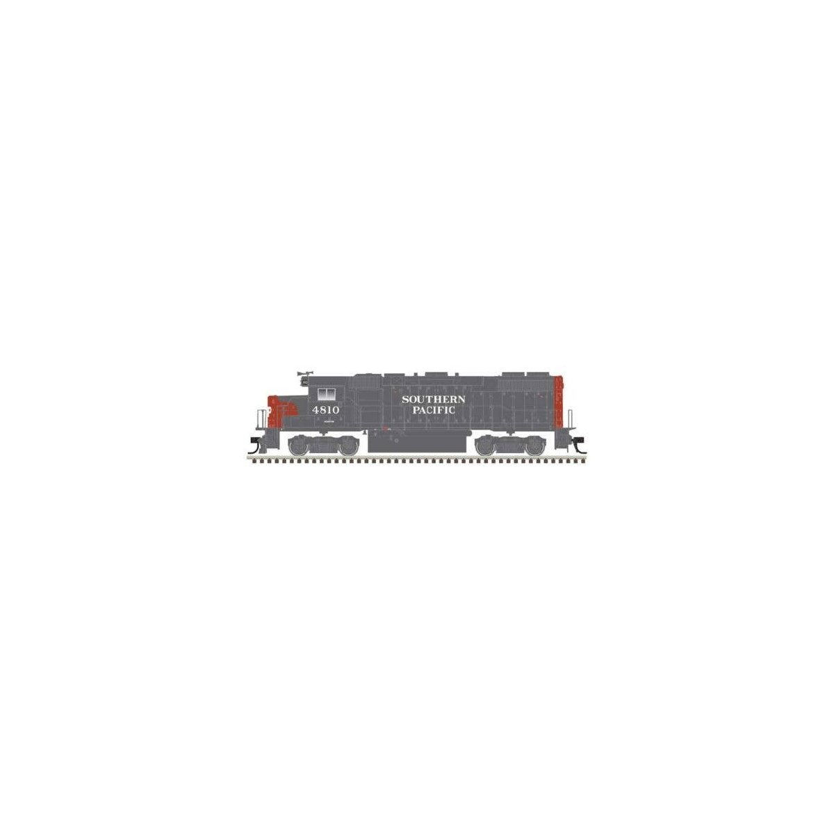EMD GP38-2 - Sound & DCC - Gold -- Southern Pacific 4810 (gray, red), HO, Trainman 10004583