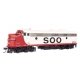 EMD FP7 LokSound 5 Sound & DCC -- Soo Line 503A (white, red, black), HO, WalthersProto 42557