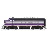 EMD F3A - Sound and DCC - Paragon4(TM) -- Atlantic Coast Line 344 (purple, silver, yello, HO, Broadway Limited Imports 9652