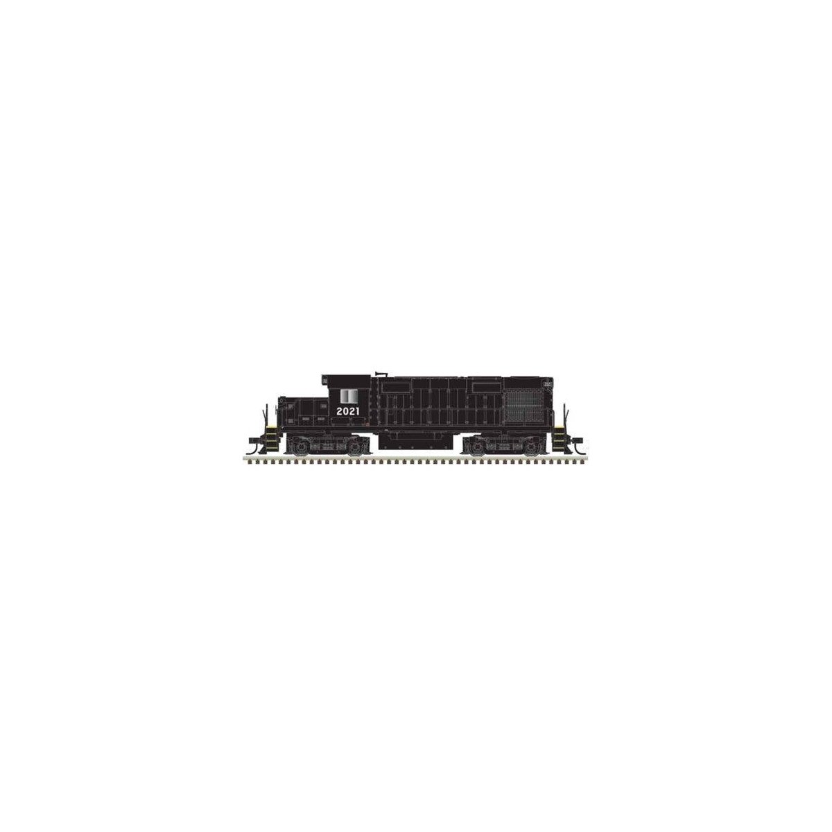 Alco RS32 - ESU Sound and DCC -- Penn Central 2024 (black, white), HO, Trainman 10004372