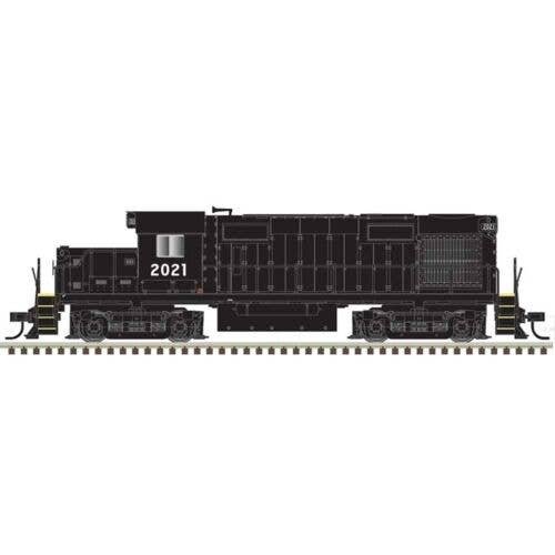 Alco RS32 - ESU Sound and DCC -- Penn Central 2024 (black, white), HO, Trainman 10004372