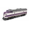 EMD F3 A-Unpowered B Set - Standard DC - Stealth -- Atlantic Coast Line 339, 339B (purpl, HO, Broadway Limited Imports 9651