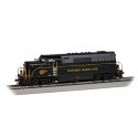 EMD BL2 - DCC -- Western Maryland 82 (black, yellow, Fireball Logo), HO, Bachmann Industries 69204