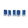 US Mail Dropbox -- pkg(5), HO, ALL SCALE MINIATURES 870930
