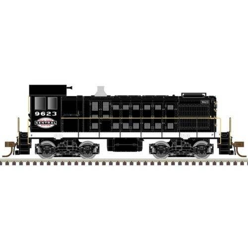 Alco S2 w/LokSound & DCC - Master(R) -- New York Central 9623 (black, white, red), N, Atlas Model Railroad Co. 40005723