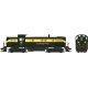 Alco RS3 Phase 2 - Standard DC -- Seaboard Air Line 1676 (green, yellow band, Heart Log, HO, Bowser Manufacturing Co. 25429