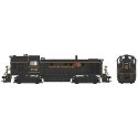 Alco RS3 Hammerhead High Hood - Standard DC -- Western Maryland 192 (black, yellow, Fir, HO, Bowser Manufacturing Co. 25405