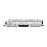 EMD E8A - Sound and DCC - Paragon4(TM) -- Chicago, Burlington & Quincy 9945B (silver, red, N, Broadway Limited Imports 8817