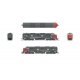 EMD E7A - Sound & DCC - Paragon4(TM) -- Southern Pacific 6002 (gray, red), N, Broadway Limited Imports 8776