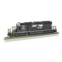 EMD SD40-2 - Standard DC -- Norfolk Southern 6160 (black, white, Horse Head Logo), HO, Bachmann Industries 67027