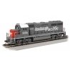 EMD GP40 - DCC -- Southern Pacific 3086 (gray, red, Speed lettering), HO, Bachmann Industries 60312