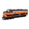 EMD F7 A-B Set - Standard DC -- Bessemer & Lake Erie 722A, 722B, HO, WalthersMainline 11401