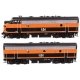EMD F7 A-B Set - Standard DC -- Bessemer & Lake Erie 722A, 722B, HO, WalthersMainline 11401