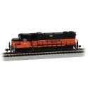 EMD GP38-2 No Dynamic Brakes - Standard DC -- Milwaukee Road 355 (orange, black), N, Bachmann Industries 61753