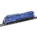 GE Dash 8-40CW - Standard DC - Master(R) Silver -- Locomotive Management Services LMS, N, Atlas Model Railroad Co. 40005839