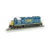 EMD GP40 Diesel Locomotive - Standard DC -- CSX Transportation 4451 (blue, yellow Boxcar Logo, N, Bachmann Industries 63560