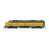EMD E8A - Standard DC - Stealth Series -- Chicago & North Western 5027A (yellow, green), N, Broadway Limited Imports 8846