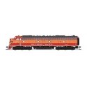 EMD E9A - Standard DC - Stealth Series -- Southern Pacific 6047 (Daylight, orange, red, b, N, Broadway Limited Imports 8852