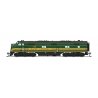 EMD E7A - Standard DC - Stealth Series -- Maine Central 708 (green, Dulux Gold), N, Broadway Limited Imports 8793