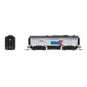 EMD F7B - Sound and DCC - Paragon4(TM) -- Amtrak 154 (Phase I, silver, red, blue, black, , N, Broadway Limited Imports 9242