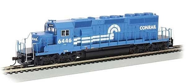 EMD SD40-2 - Standard DC -- Conrail 6446 (blue, white), HO, Bachmann Industries 67029