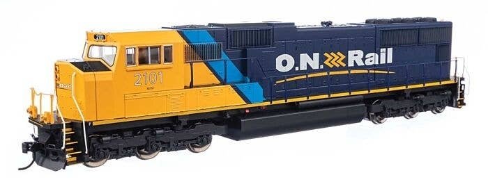 EMD SD75I - Standard DC -- Ontario Northland 2101, HO, WalthersMainline 11013
