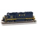 EMD GP40 Dynamic Brakes - Standard DC -- Baltimore & Ohio 3688, N, Bachmann Industries 63571